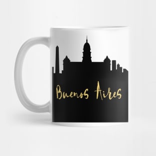 BUENOS AIRES ARGENTINA DESIGNER SILHOUETTE SKYLINE ART Mug